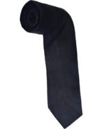 Solid Black Tartan NeckTie Scottish Clan NeckTies - Image 3