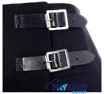 Solid Black Mini Billie Kilt Girls Modern Kilt Skirt - Image 3