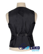 White, Black Rob Roy Tartan Waistcoat - Argyle Vest Made to Order - Image 2