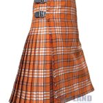 Tennessee Volunteer Tartan 8 Yard Kilt-Traditional Scottish Kilts