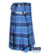 US Navy Tartan 8 Yard Kilt - Traditional Scottish Kilt for Men - Image 2