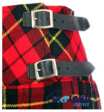 Wallace Tartan Mini Billie Kilt Girls Modern Kilt Skirt - Image 3