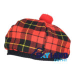 Wallace Tartan Tam o Shanter Scottish Flat Bonnet for Highland Dress