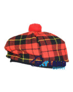 Wallace Tartan Tam o' Shanter Scottish Flat Bonnet - Image 3