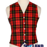 Wallace Tartan Waistcoat - 5 Buttons Argyle Vest Made to Order