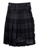 Grey Watch Tartan 8 Yard Kilt - Traditional Highlander Kilts - Image 3