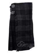 Grey Watch Tartan 8 Yard Kilt - Traditional Highlander Kilts - Image 2
