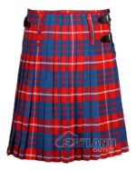 Hamilton Red Tartan 8 Yard Kilt - Traditional Scottish Kilts for Men - Image 3