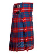 Hamilton Red Tartan 8 Yard Kilt - Traditional Scottish Kilts for Men - Image 2