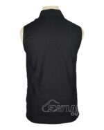 Black Jacobite Ghillie Kilt Shirt | Sleeveless Cotton Jacobean - Image 3