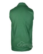 Green Jacobite Ghillie Kilt Shirt | Sleeveless Cotton Jacobean - Image 3